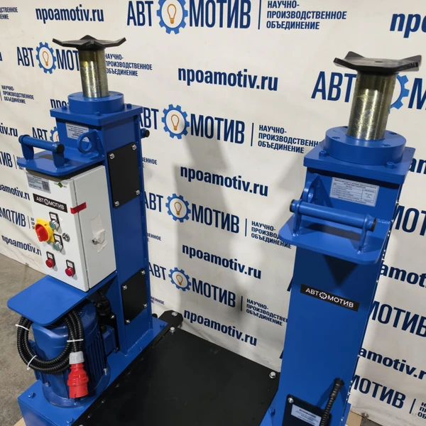 Напольный ямный подъемник 14 т 580 мм каретка 1070 мм. КПП14ЭМ600