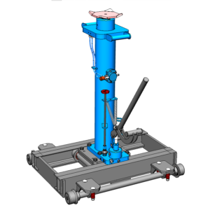 Напольный ямный подъемник (рельсовый) 10 т 750 мм. КПП10Р750П