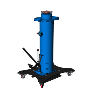 Напольный ямный подъемник с фиксированным штоком (мобильный) 30 т 1000 мм. КПП30Р1000Ф