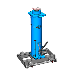 Напольный ямный подъемник (рельсовый) 30 т 1000 мм. КПП30Р1000П