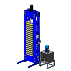 Гидравлический пресс для фанеры 100 т. ПГФ100
