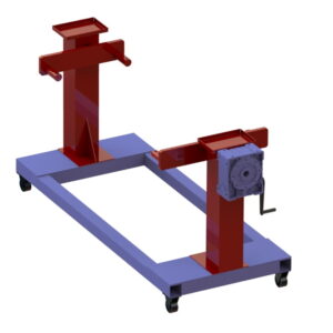 Кантователь пола кабин грузовых авто 1 т. КД1000