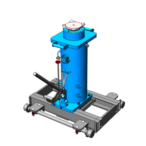 Телескопический ямный подъемник с передвижным штоком (рельсовый) 16 т 1200 мм. КППТ16Р1200П