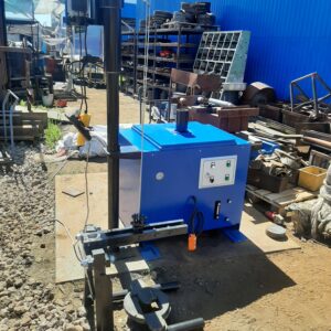 Пресс шиномонтажный мобильный для цельнолитых шин погрузчика 100 т. ПШ100М