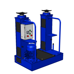 Напольный ямный подъемник 10 т 780 мм каретка 1070 мм. КПП10ЭМ800