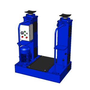 Напольный ямный подъемник 14 т 880 мм каретка 810 мм. КПП14ЭМ900.2