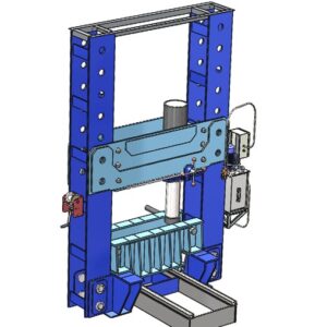 Пресс гидравлический с горизонтальным перемещением стола 100 т. ПГВС100 (ПГ100ВС)
